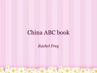 China ABC book