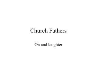 Church Fathers