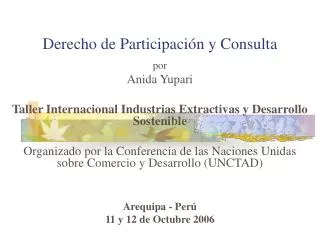 derecho de participaci n y consulta