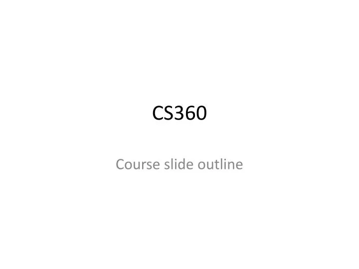 cs360