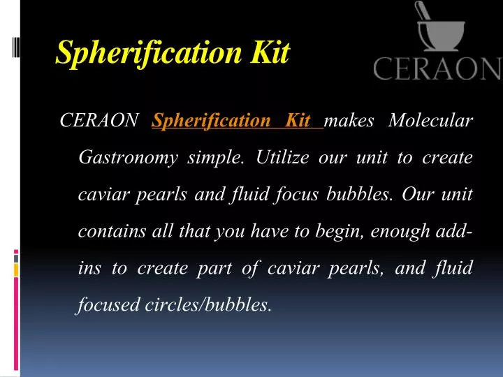 spherification kit