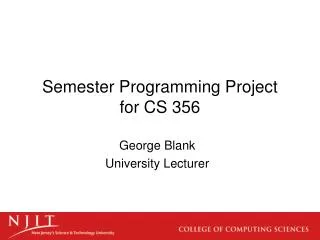 Semester Programming Project for CS 356