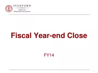 Fiscal Year-end Close