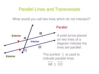 parallel lines and transversals
