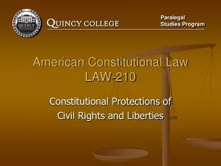 American Constitutional Law LAW-210