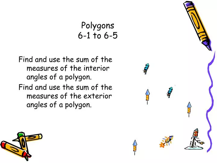 polygons 6 1 to 6 5
