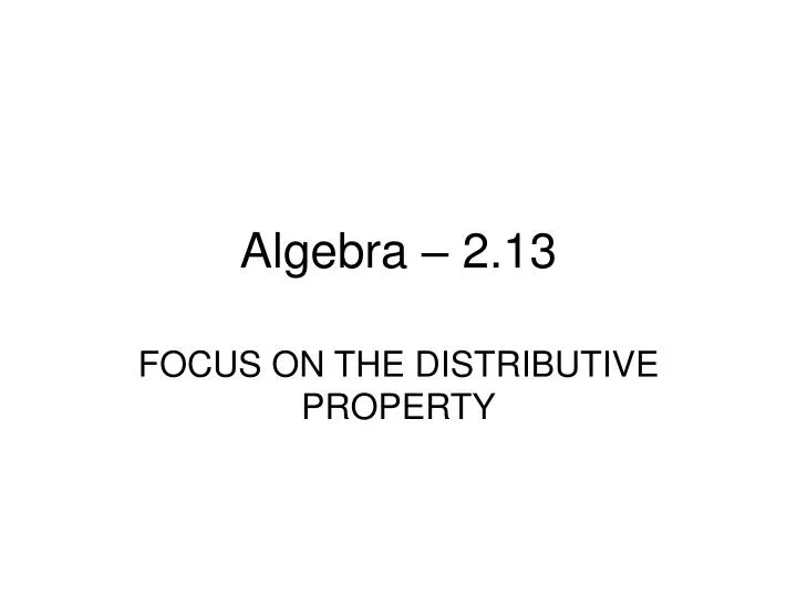 algebra 2 13
