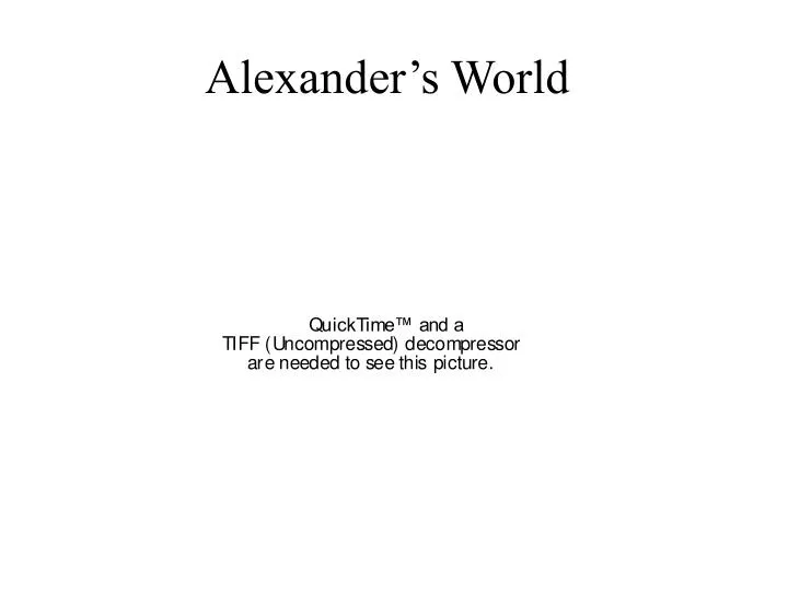 alexander s world