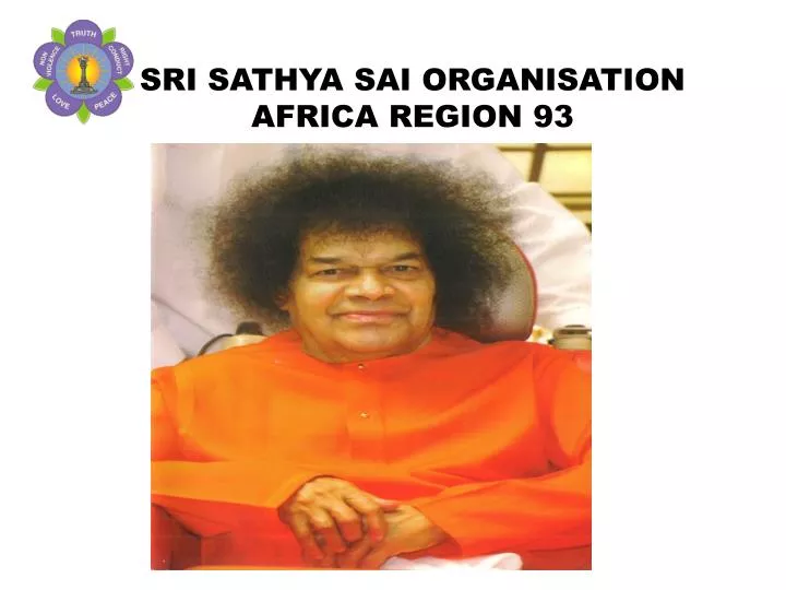 sri sathya sai organisation africa region 93