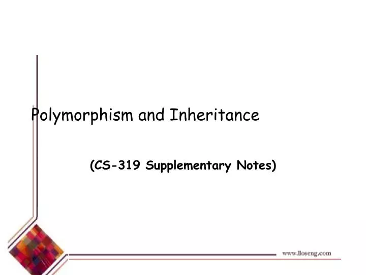 polymorphism and inheritance