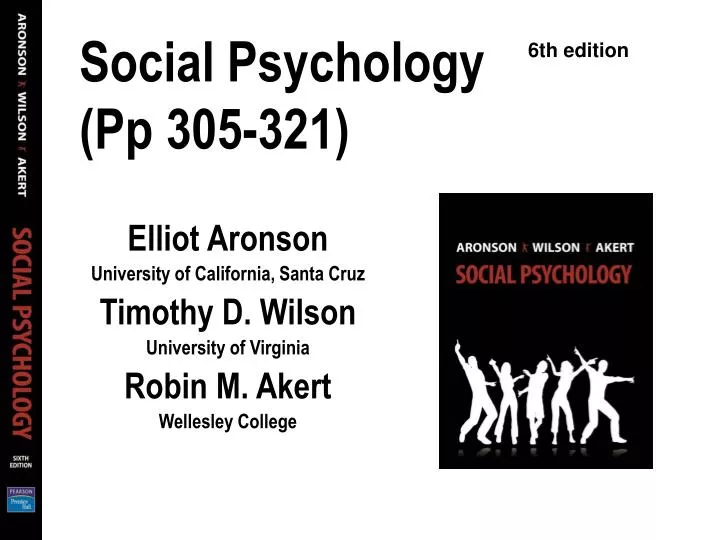 social psychology pp 305 321