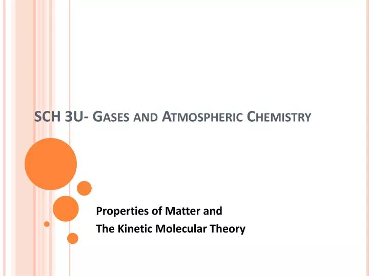 sch 3u gases and atmospheric chemistry