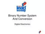 Binary Number System And Conversion - slide 1