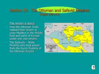 Section IV: The Ottoman and Safavid Empires (Pages 190-193)