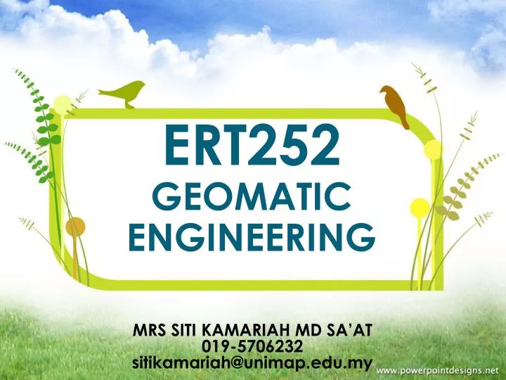 ert252 geomatic engineering