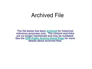 Archived File