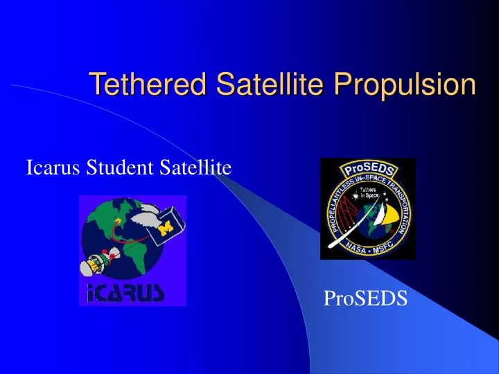 tethered satellite propulsion