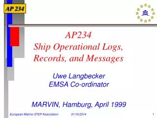 AP234 Ship Operational Logs, Records, and Messages