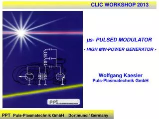 PPT Puls-Plasmatechnik GmbH Dortmund / Germany