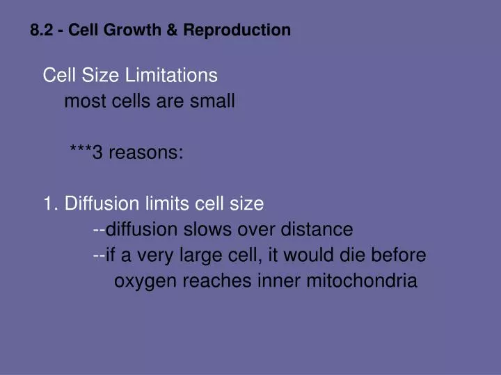 8 2 cell growth reproduction