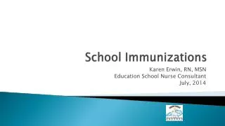 School Immunizations