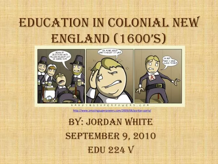 education in colonial new england 1600 s
