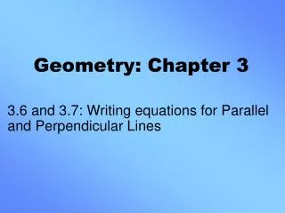 geometry chapter 3