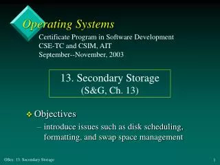 Operating Systems