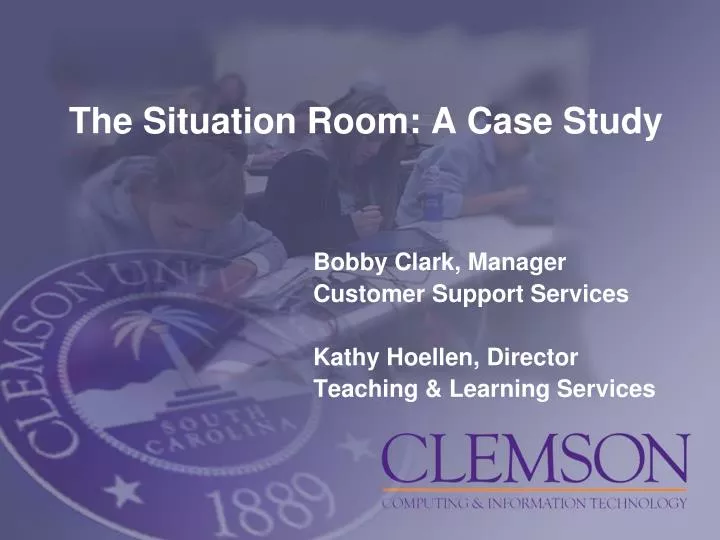the situation room a case study
