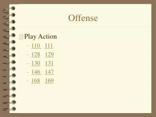 offense