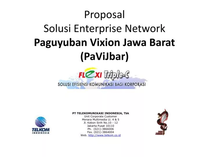 proposal solusi enterprise network paguyuban vixion jawa barat pavijbar