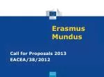 Erasmus Mundus - slide 1