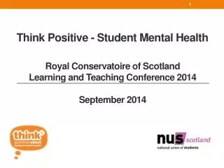 think positive student mental health