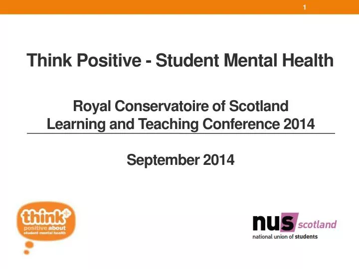 think positive student mental health