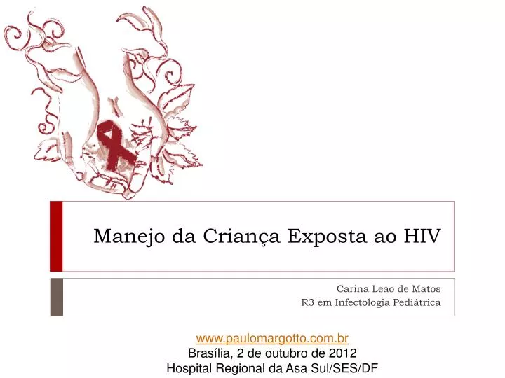 manejo da crian a exposta ao hiv