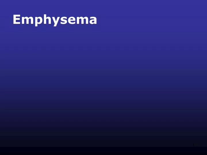 emphysema