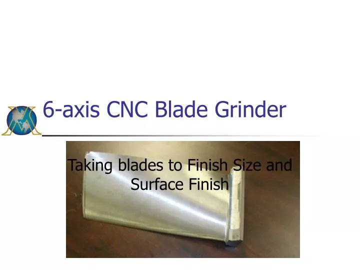 6 axis cnc blade grinder