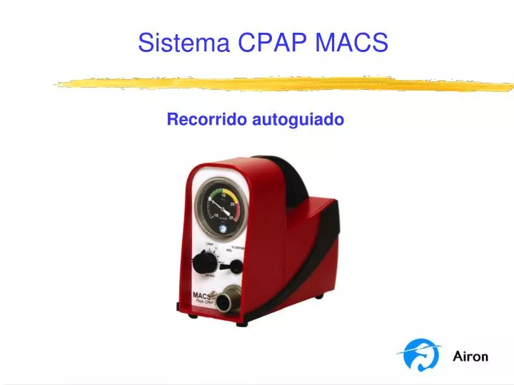 sistema cpap macs