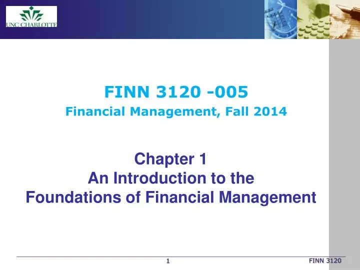 chapter 1 an introduction to the foundations of financial management