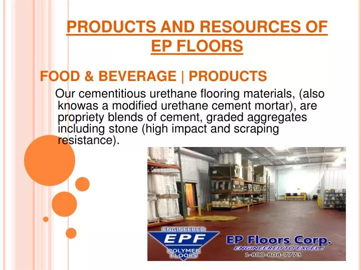 products and resources of ep floors