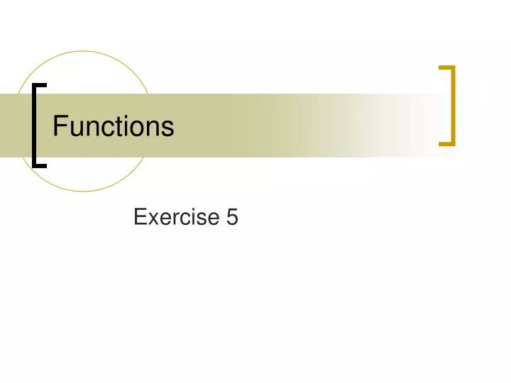 functions