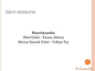 grup prizmatik
