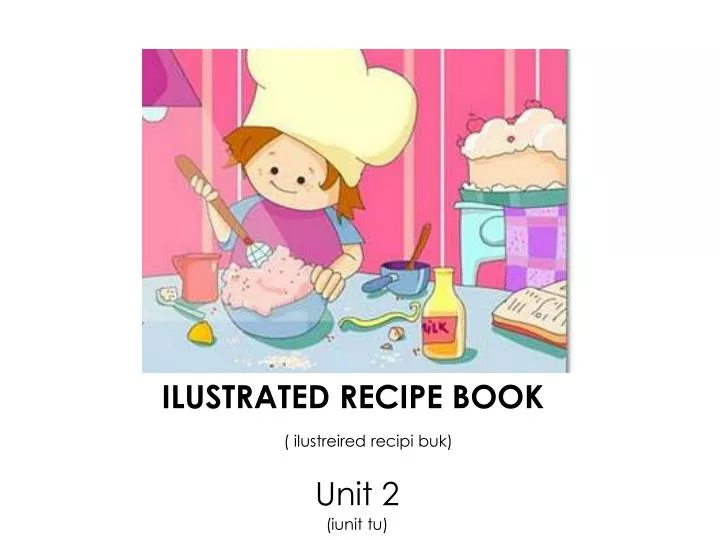 ilustrated recipe book ilustreired recipi buk