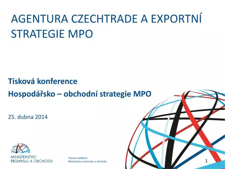 agentura czechtrade a exportn strategie mpo
