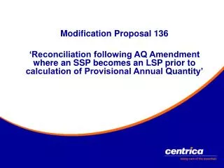 Modification Proposal 136
