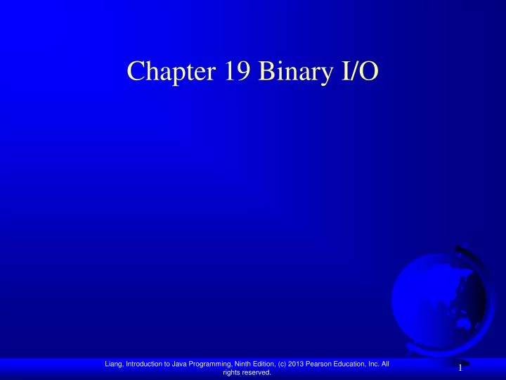 chapter 19 binary i o