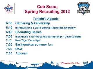 Cub Scout Spring Recruiting 2012