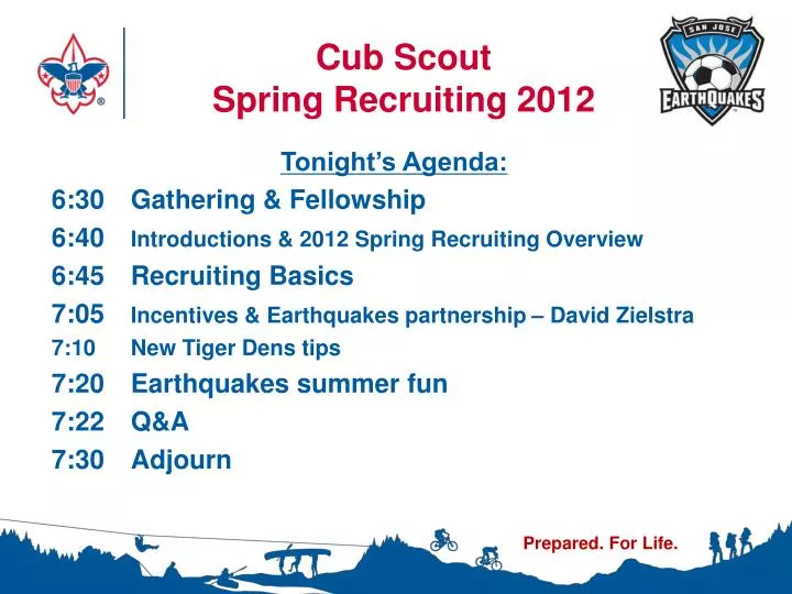cub scout spring recruiting 2012