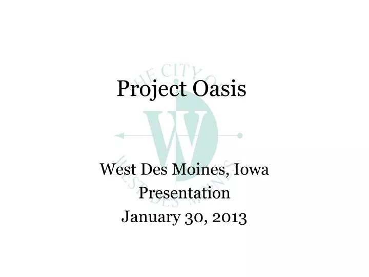 project oasis