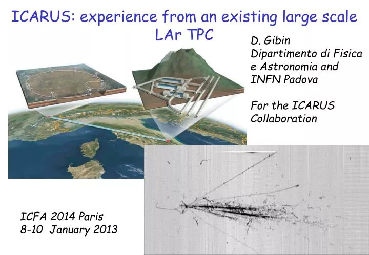 icarus experience from an existing large scale lar tpc